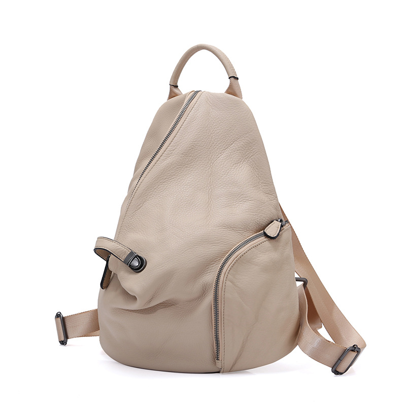 Fashion Backpack Women - Zency kadın Hakiki Deri Anti-hırsızlık Sırt