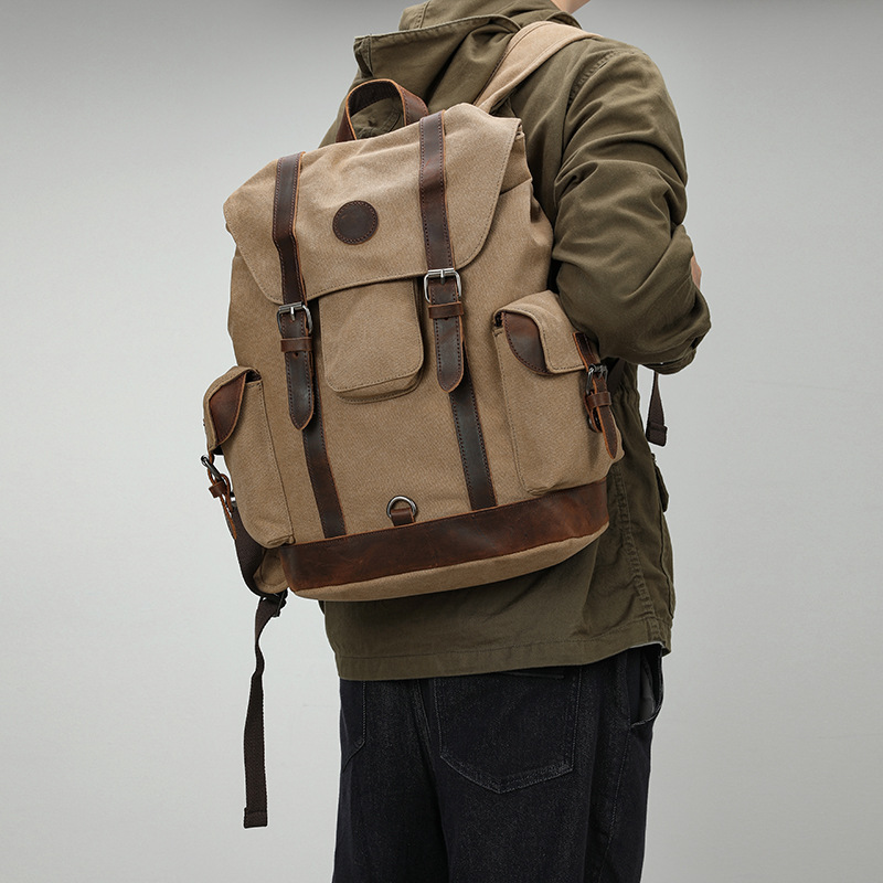 Retro erkek Açık Bisiklet Kanv - Canvas Backpack Casual incelemesi ve fiyatı