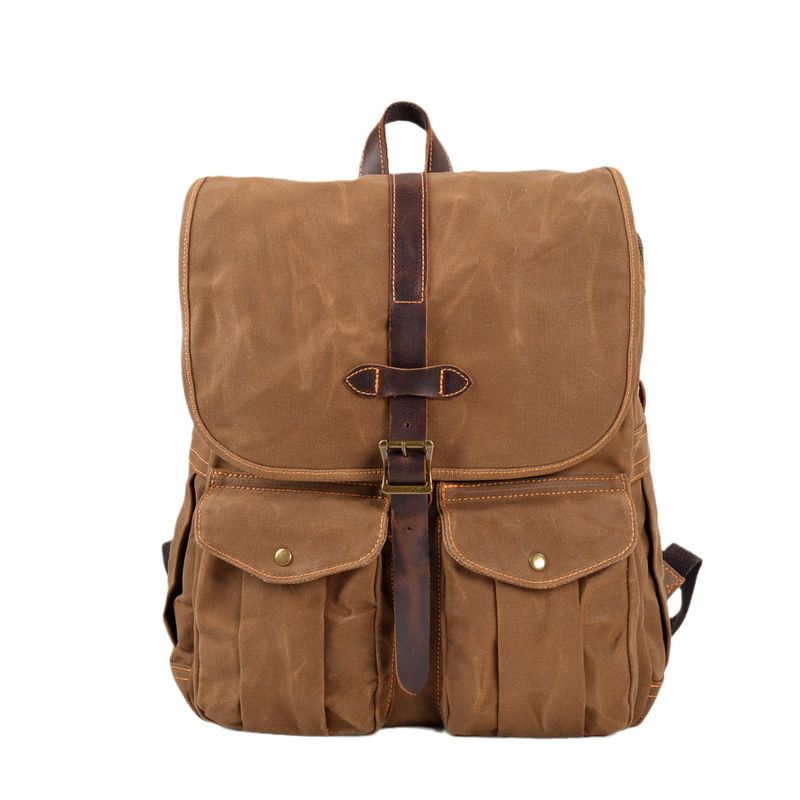 Yeni balmumu kumaş erkek sırt  - Canvas Backpack Casual incelemesi ve fiyatı